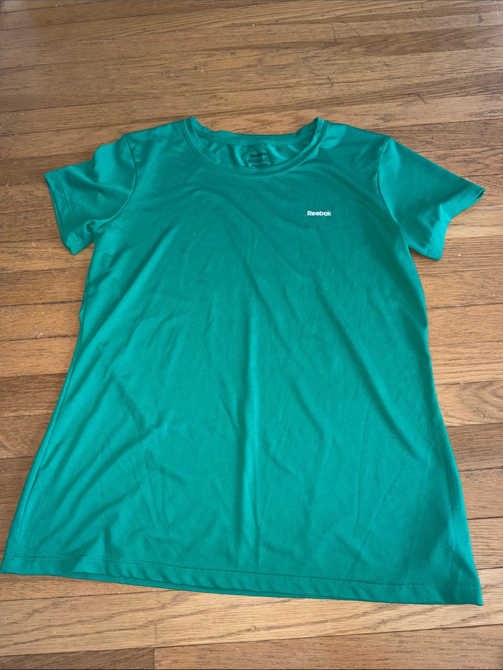 Reebok Women's Sz L Kelly green Active Crew Neck Tee